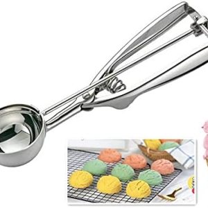 2 cucharadas cucharadas de galleta, 40 #1.7 pulgadas Cucharadas de galletas medianas con palanca, con resorte cargado con liberación de gatillo para 2 cucharadas cucharadas de galleta, 40 #1.7 pulgadas Cucharadas de galletas medianas con palanca, con resorte cargado con liberación de gatillo para