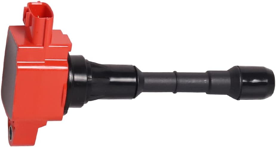 ENA Juego de 6 bobinas de encendido rojas 3.7 5.0 5.6 compatibles con Infiniti Nissan EX37 FX50 G37 M37 M56 Q40 Q50 Q60 Q70 QX50 QX70 370Z V6 3.7L
