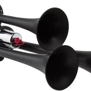 Kleinn Air Horns 130-1 XCR 2.0 Mini cuerno de tren triple – aleación de zinc negro Kleinn Air Horns 130-1 XCR 2.0 Mini cuerno de tren triple – aleación de zinc negro