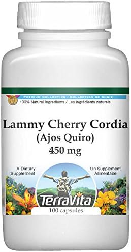 Terravita Lammy Cherry Cordia (Ajos Quiro) – 450 mg (100 Cápsulas, ZIN 516544)