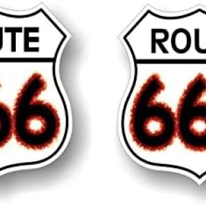 2 Route 666 Parody – Calcomanías de 4.5 pulgadas para estación de servicio de garaje y carretera (ruta 666, 4 x 4.5 pulgadas) 2 Route 666 Parody – Calcomanías de 4.5 pulgadas para estación de servicio de garaje y carretera (ruta 666, 4 x 4.5 pulgadas)
