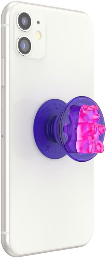 POPSOCKETS Agarre para teléfono con soporte expansible – Gummy Bear Purple