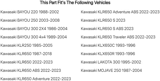 Tusk Paquete de 5 filtros de aceite de primera línea para KAWASAKI KLR650 Adventure 2022-2023