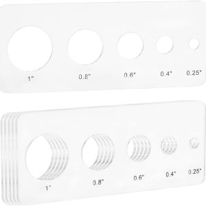 PH PandaHall Herramienta auxiliar de inserción de ojos de seguridad, 6 piezas, para fijar ojos de seguridad y arandelas, herramienta de ojos PH PandaHall Herramienta auxiliar de inserción de ojos de seguridad, 6 piezas, para fijar ojos de seguridad y arandelas, herramienta de ojos