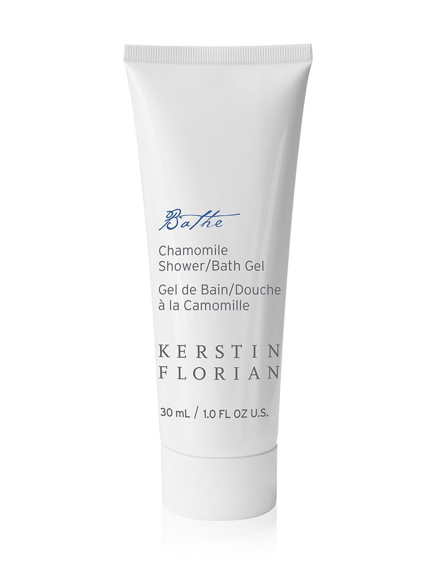 Kerstin Florian Gel de ducha de manzanilla, tamaño de viaje, gel corporal natural hidratante para pieles normales a sensibles, aromaterapia suave