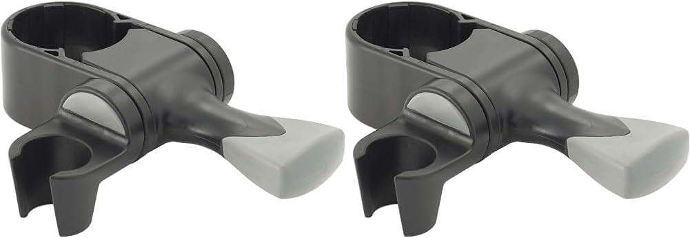 Delta Faucet U6300 ADA – Soporte para ducha de mano, color negro (paquete de 2)