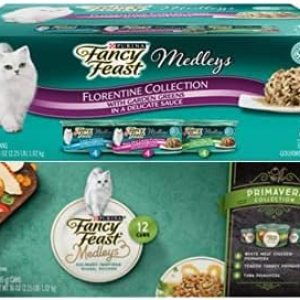 Fancy Feast Duo Bundle de Primavera Collection y Florentine Collection (1 paquete de cada uno-24 latas en total) Fancy Feast Duo Bundle de Primavera Collection y Florentine Collection (1 paquete de cada uno-24 latas en total)