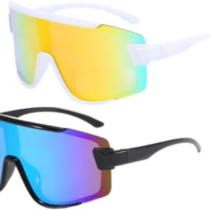 Swanoble UV400 2 – Lentes de sol deportivos para niños y niñas, para ciclismo, tenis, jóvenes, béisbol, para edades de 6 a 15 años Swanoble UV400 2 – Lentes de sol deportivos para niños y niñas, para ciclismo, tenis, jóvenes, béisbol, para edades de 6 a 15 años