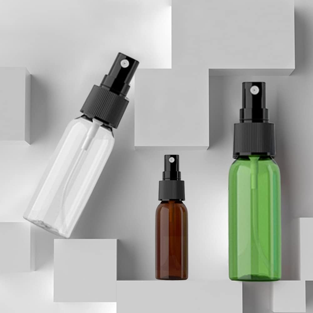 Mini botella de spray vacía de 1.0 fl oz, mini botella portátil de perfume de aceites esenciales, botella de viaje, botellas de aerosol de alcohol,