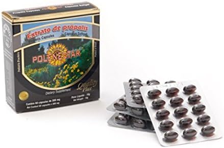 Paquete de 16 cápsulas blandas Polenectar Brazil Green Bee Propolis 60 cápsulas blandas de 300 mg – Nuevo embalaje a partir de 2015