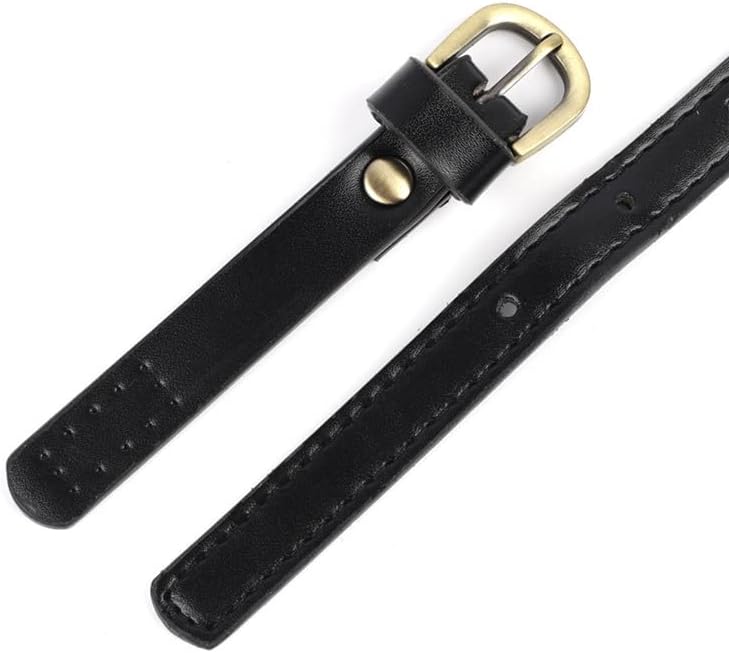 2 asas de cuero sintético para bolso, correa de hombro de cuero ajustable, correa de hombro de cuero negro, repuesto para bolso cruzado, Negro –