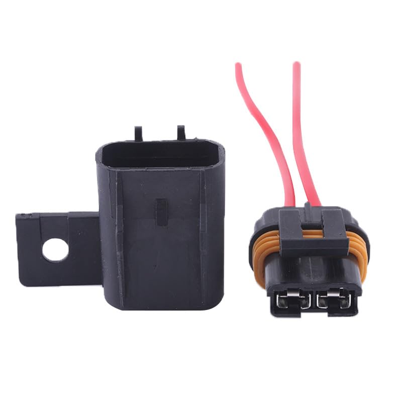 Portafusibles en línea de alambre de 12 AWG, portafusibles ATOATC estilo hoja con cubierta impermeable, kit de fusibles de hoja de 30 amperios para