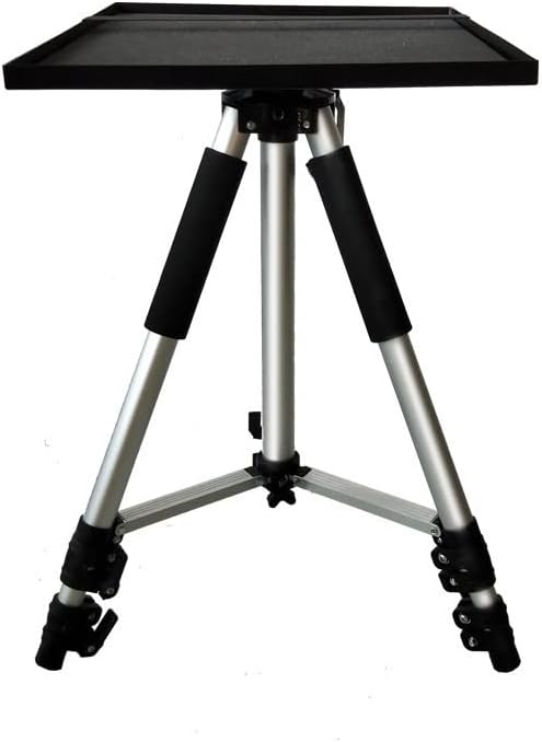 XARONF Soporte de trípode para proyector, soporte plegable para laptop, soporte para equipo de DJ, soporte de trípode plegable, altura ajustable de