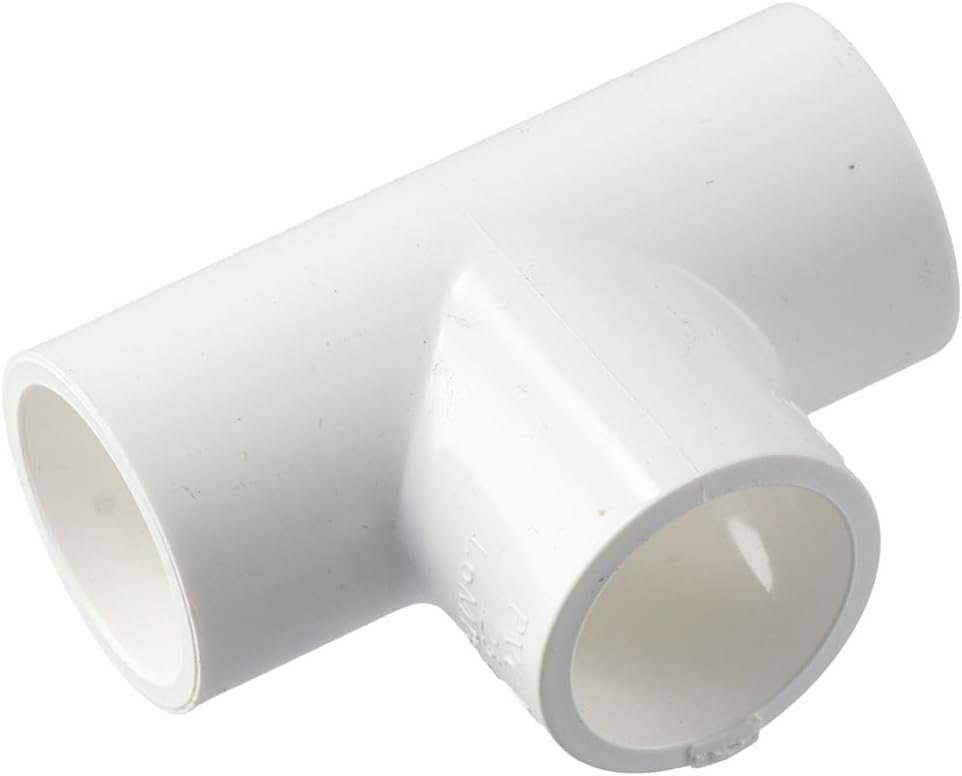 10 piezas de suministro de agua de PVC 3 adaptador de junta de tubo en T 6 puntos junta de tres vías 34 pulgadas junta de montaje de tubería de tres