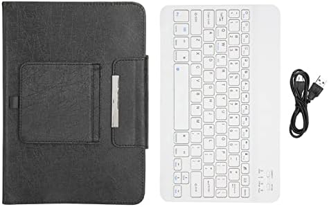 Goshyda 9.7 10.1 pulgadas universal Tablet PU funda protectora + teclado Bluetooth para Androidpara iOSpara ganar, para airepara Samsungpara Huawei