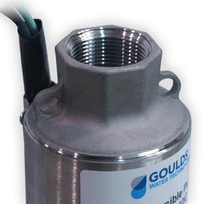 Goulds Bomba sumergible para pozo de agua 5GS05412C, 5 GPM,  HP, 12 etapas, 3 cables, caja de control de 230 V incluida.