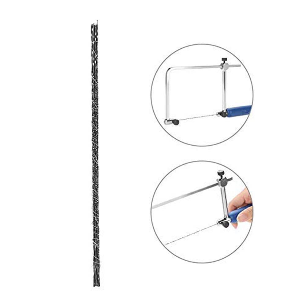 12 hojas de sierra de desplazamiento con dientes en espiral para cortar madera, metal, plástico, corte tallado para Bosch, etc. (4#)