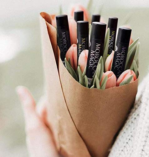 Moroccan Magic Bálsamo labial orgánico y SPF15 paquete variado de 11 piezas  Argán orgánico y aceites esenciales  Suave  Natural  No tóxico  Libre