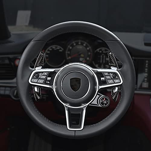 Extensiones PDK de paleta de cambio de fibra de carbono real compatibles con Porsche 911 718 918 918 Macan Cayenne GT3