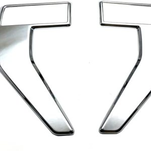 TOTMOX Cubierta de ventilación lateral del guardabarros delantero del automóvil, compatible con Ford F150 F-150 2021-2022, fibra de carbono ABS TOTMOX Cubierta de ventilación lateral del guardabarros delantero del automóvil, compatible con Ford F150 F-150 2021-2022, fibra de carbono ABS