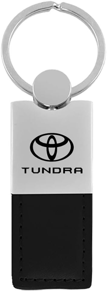 Au-TOMOTIVE GOLD Llavero de cuero para Toyota Tundra (negro), Negro –