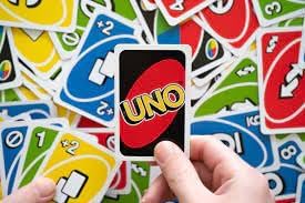 MUESO Juego de cartas UNO (paquete de 2) Juego de cartas Uno para 7 años y más para adultos, juego de 108 cartas