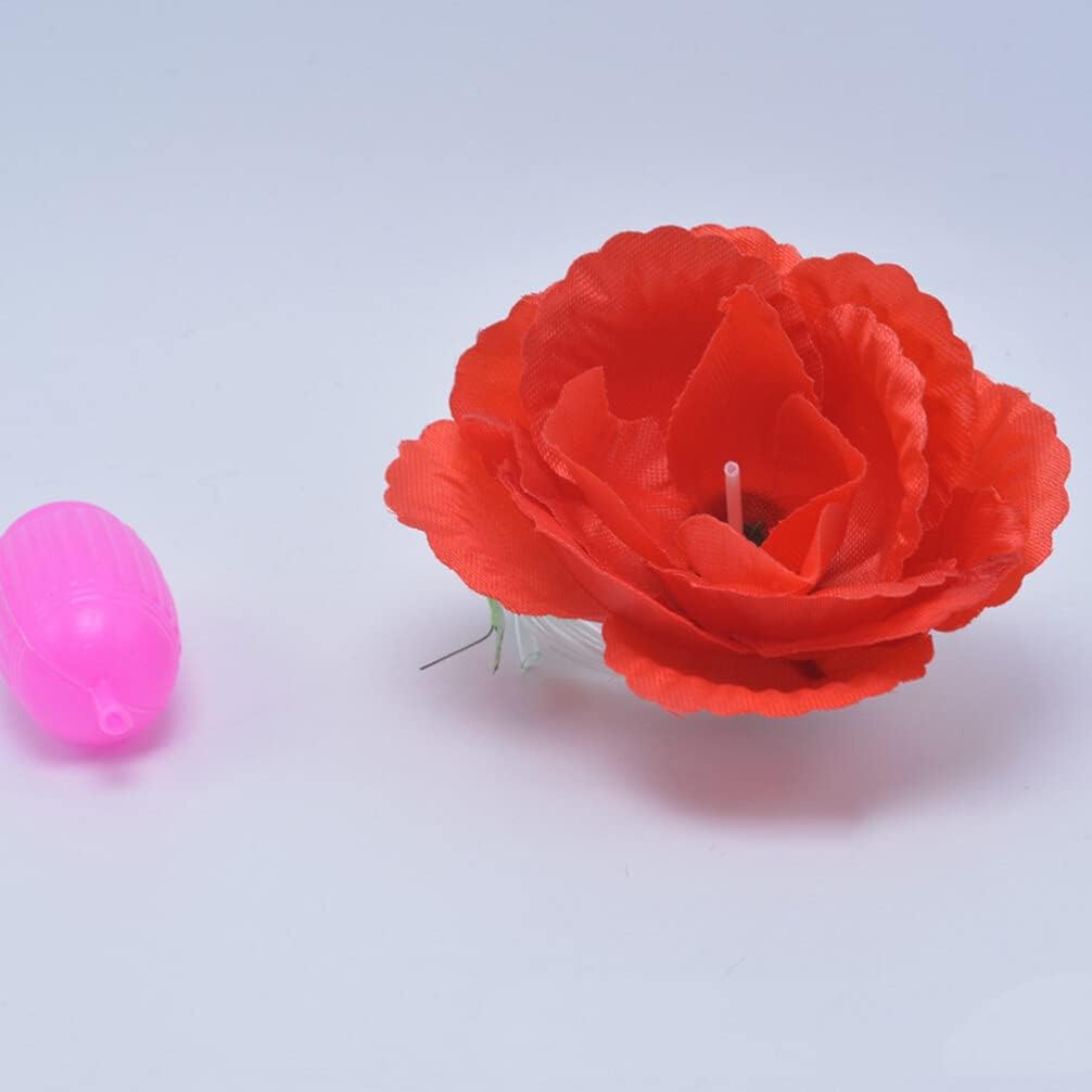 Rosetoy – Broche divertido de 1 pieza con diseño de rosas para rociar agua, simulación creativa, juguetes complicados, suministros de broma para