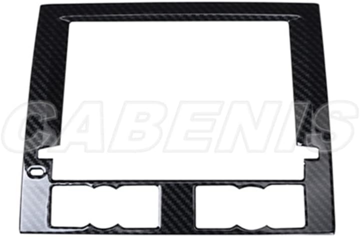 Consola central interior navegación GPS y panel de CD para accesorios Porsche Macan 2014-2016, borde de panel de control de plástico ABS, decoración