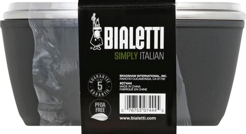 Bialetti Simply Italian – Sartén antiadherente cubierta, 1.9 cuartos de galón, multicolor