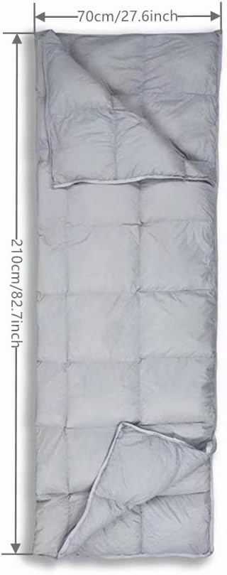 Manta de plumón ultraligero de plumón de ganso de 800 hilos, para interiores o exteriores, 1.8 libras, ultra compacta, ligera, con relleno de plumón