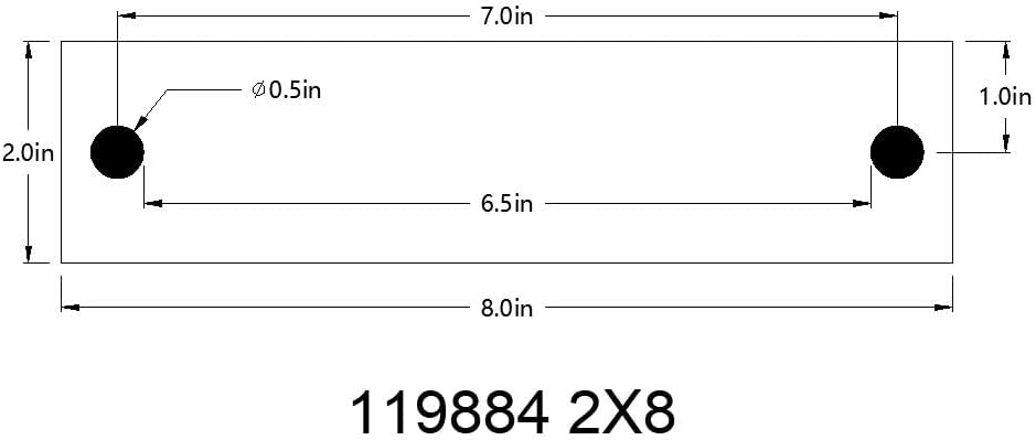 FixtureDisplays 2 hojas de acrílico por juego de letreros transparentes con nombre de plexiglás 2 x 8 x 2 para montaje en pared, marco de póster de