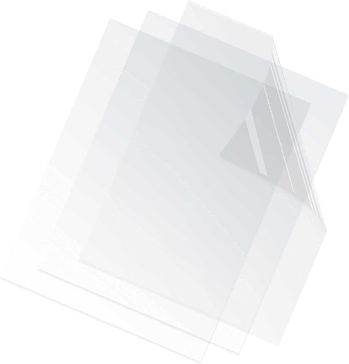 Paquete de 100 portadas de presentación de encuadernación ultra transparentes, portadas de informes transparentes, tereftalato de polietileno, 8