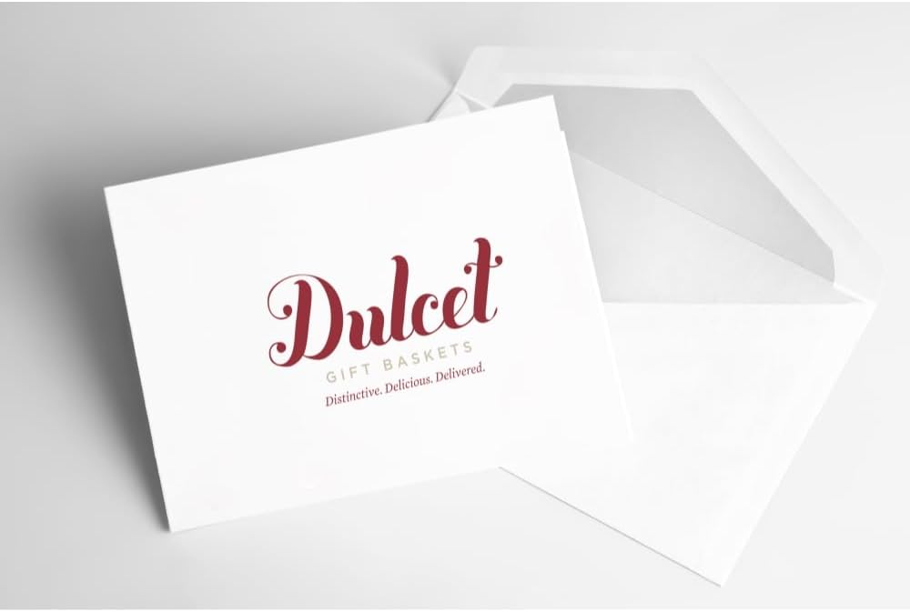 Dulcet Gift Baskets Delicioso surtido de cajas de regalo de galletas con blanco y negro tradicional, galletas de espolvoreo, regalo de sabores