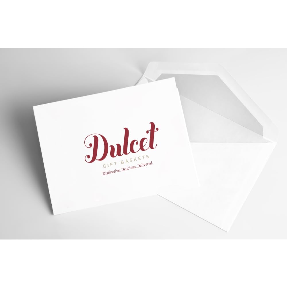 Dulcet Gift Baskets Caja de regalo clásica de agradecimiento con texto en inglés “Thank You” con aperitivos horneados, gran idea de regalo para
