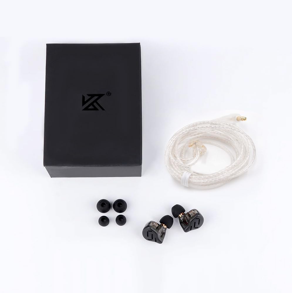 KZ Zax – Auriculares intrauditivos híbridos 7BA+1DD para 16 controladores, cancelación de ruido de alta fidelidad, carcasa de aleación de zinc con