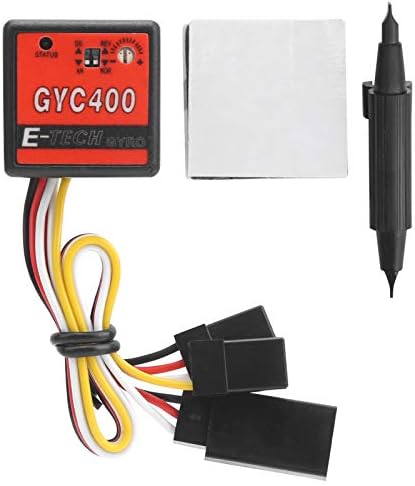 VGEBY Módulo de giroscopio, Sensibilidad Ajustable GYC400 Mini RC Módulo Giroscopio Drift Drive Control para Control Remoto Modelo de Coche Mini RC