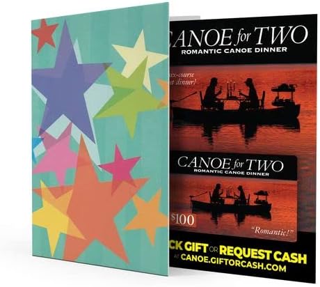 30 Watt Prank-O Canoe for Two – Tarjeta de regalo divertida, regalos novedosos para adultos, familiares y amigos, divertida tarjeta de regalo para