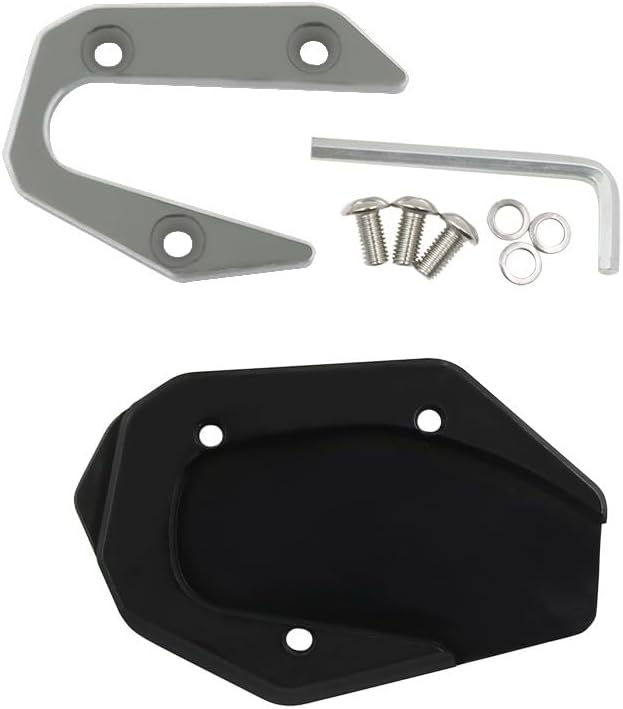 Almohadilla de soporte lateral para motocicleta, almohadilla de extensión para pie lateral de pie, placa de soporte para Y&AMAHA MT-03 MT 03 MT03
