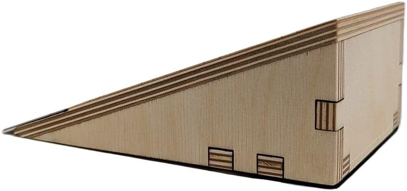Teak Tuning Rampa de madera para diapasón con transición de metal, 6 pulgadas, colaboración con WoodOn