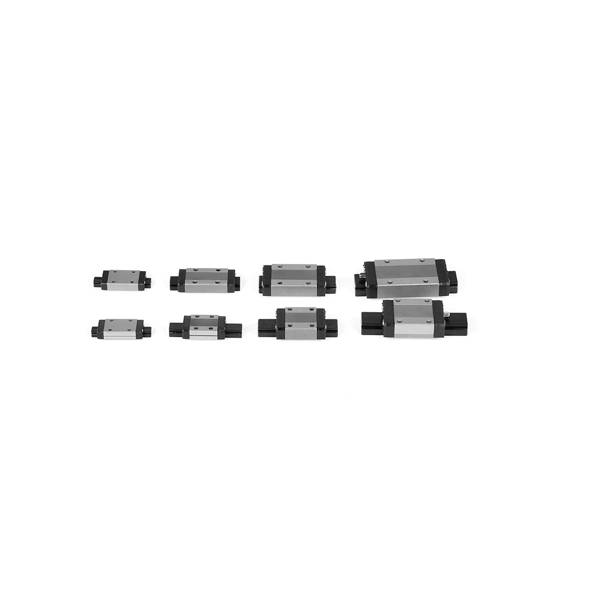 Riel lineal MGN12 de 37.8 pulgadas, 1 riel deslizante de movimiento lineal en miniatura MGN12 + 1 bloque de transporte deslizante lineal MGN12H de