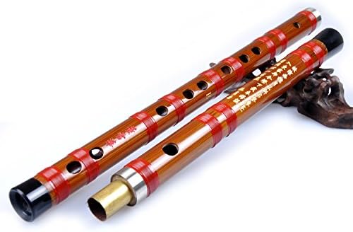 ATTESTADO Dong Xue Hua Dizi Modelo 8881 – Flauta de bambú china (juego completo de 5 (CDEFG) con estuche de aluminio