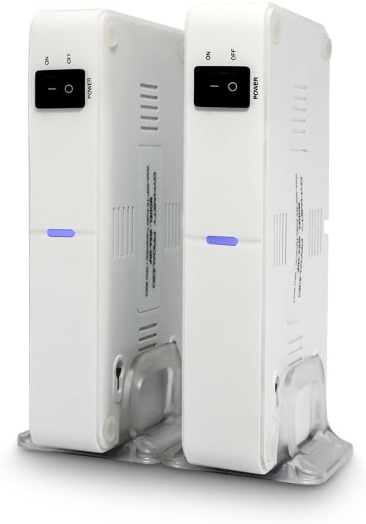WSA-5RP – Kit de altavoces traseros de sonido envolvente inalámbrico con 2 amplificadores de 50 W incorporados, banda dual seleccionable de 5.2 G5.8