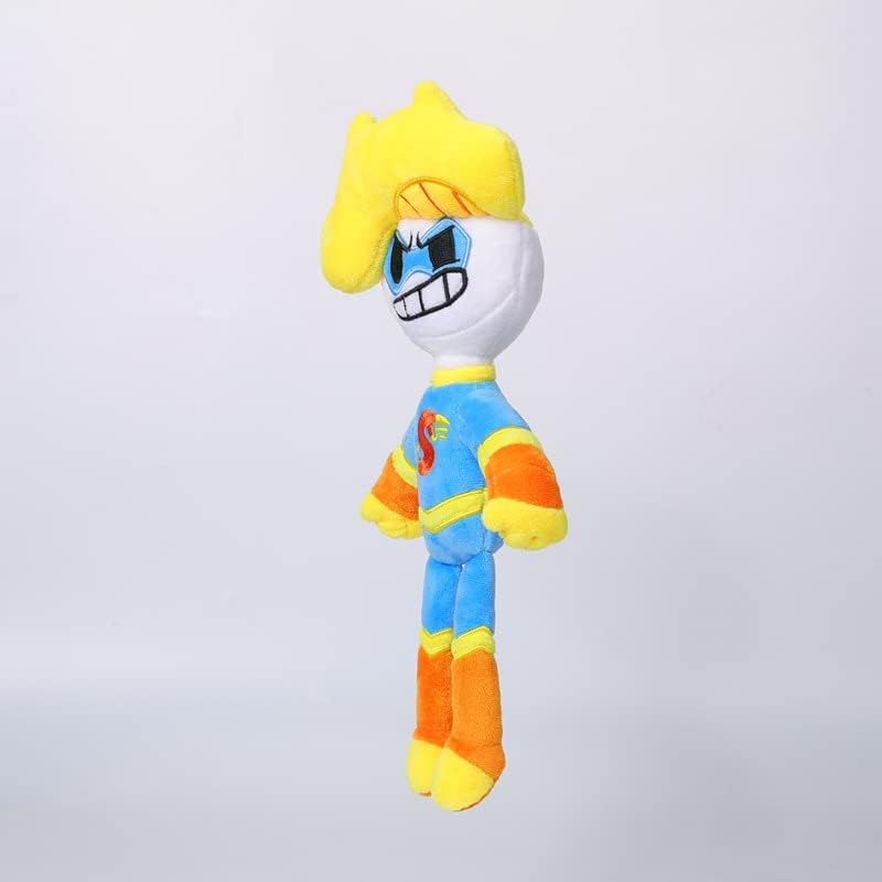 Peluche de pelo amarillo 2024 para niños, de Bryson y Jamón, figura de peluche, juguetes de peluche de anime de dibujos animados para regalos de