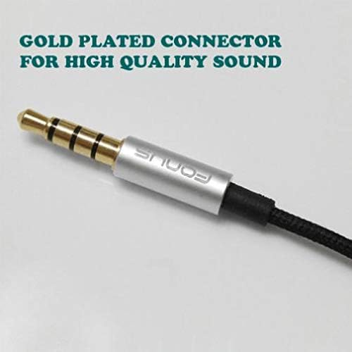 Auriculares con cable, auriculares de sonido de alta fidelidad, micrófono manos libres para Moto G7 Power, auriculares de madera, auriculares