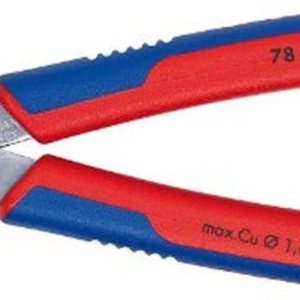KNIPEX – 78 13 125 Herramientas – Super-Cuchillas Electrónicas, Acero INOX, Multi-Componente (7813125), 5″ con Catcher de Plomo KNIPEX – 78 13 125 Herramientas – Super-Cuchillas Electrónicas, Acero INOX, Multi-Componente (7813125), 5″ con Catcher de Plomo