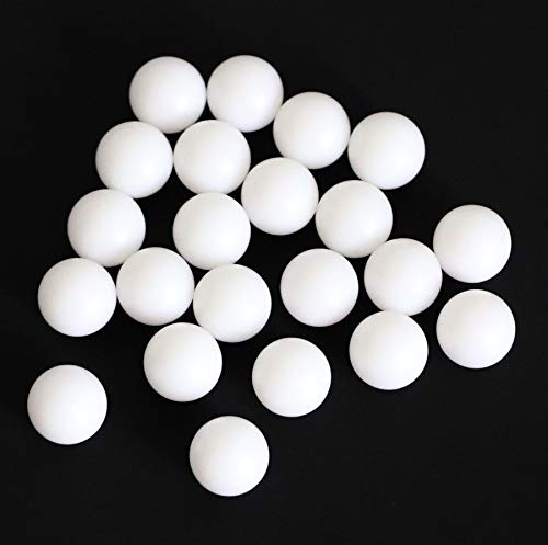Bolas de rodamiento de plástico sólido de polioximetileno (POM) Delrin de 0.591 in, 500 unidades