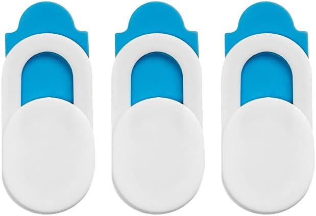 Cubierta de cámara web, 3 fundas ultrafinas para laptop, cámara, teléfono celular, computadora, MacBook y más accesorios