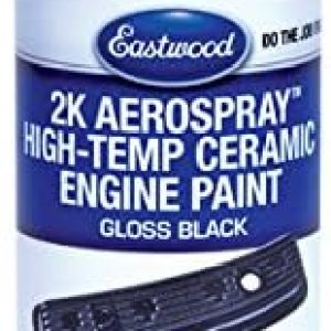 Eastwood 2K Aerospray – Pintura de cerámica para motor de alta temperatura, color negro, 12 onzas Eastwood 2K Aerospray – Pintura de cerámica para motor de alta temperatura, color negro, 12 onzas