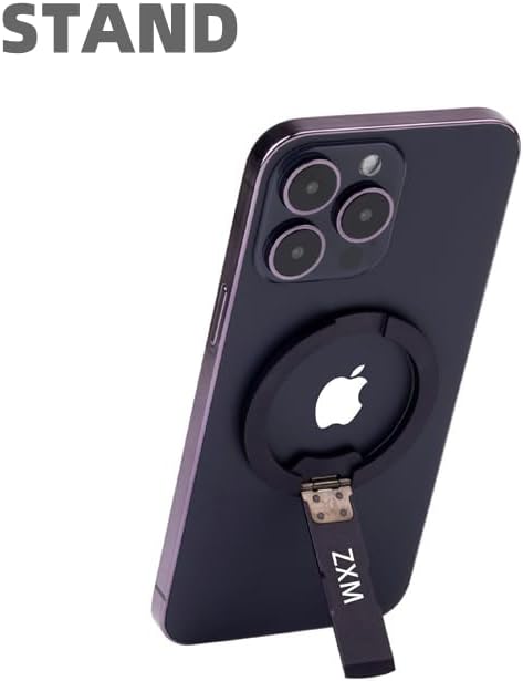 Soporte de teléfono para Magsafe, soporte magnético para teléfono, extraíble, ángulo ajustable, compatible con iPhone 15, 14, 13, 12, 11 y todos los