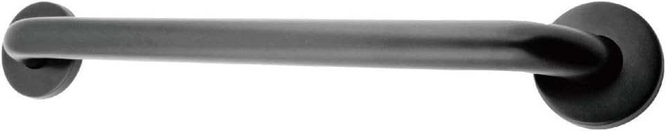 Kingston Brass DR114180 Americana Barra de agarre de 18 pulgadas, diámetro de 1-14 pulgadas, negro mate
